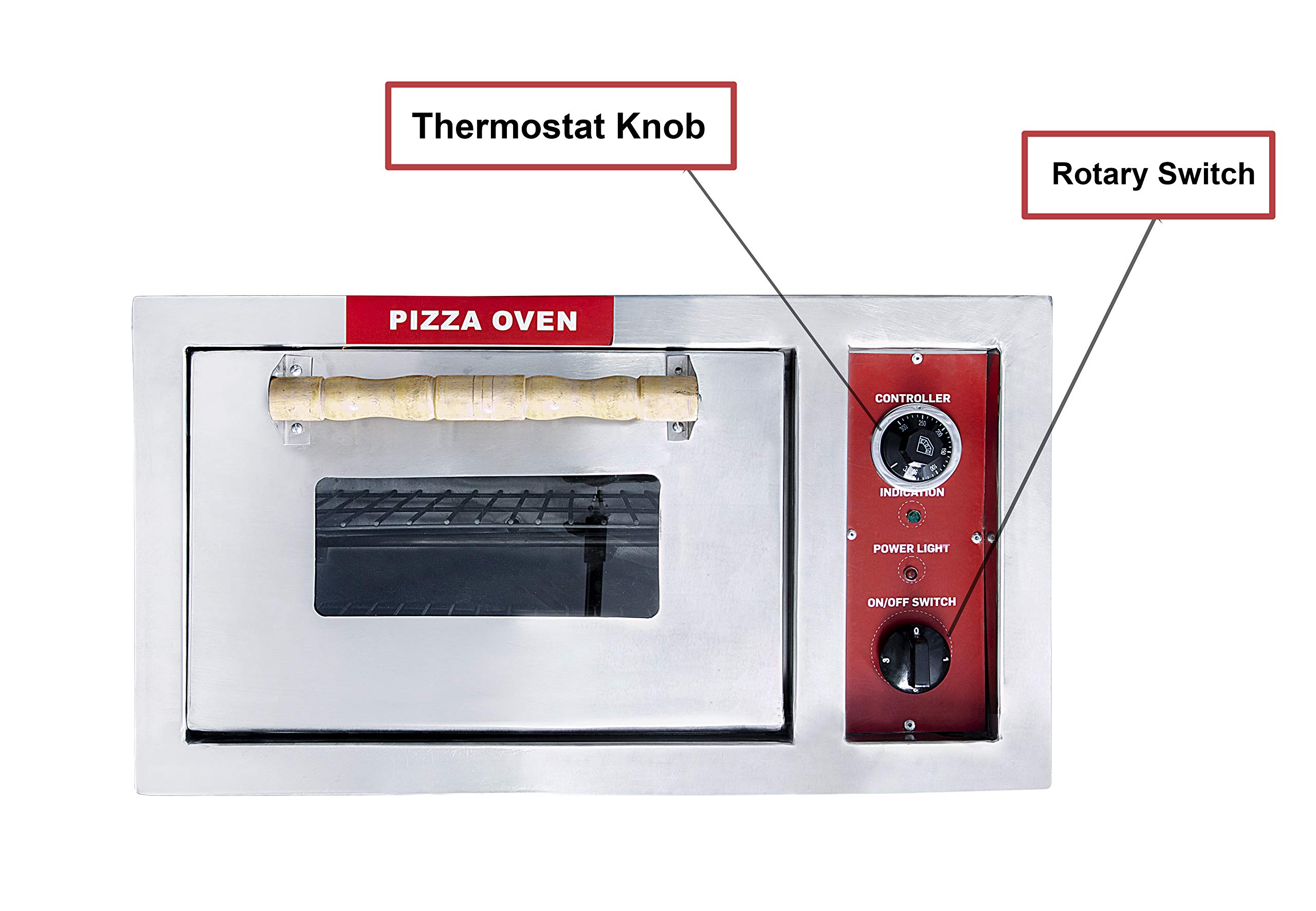 Compact Pizza Oven - Bake Crispy Pizzas at Home -3
