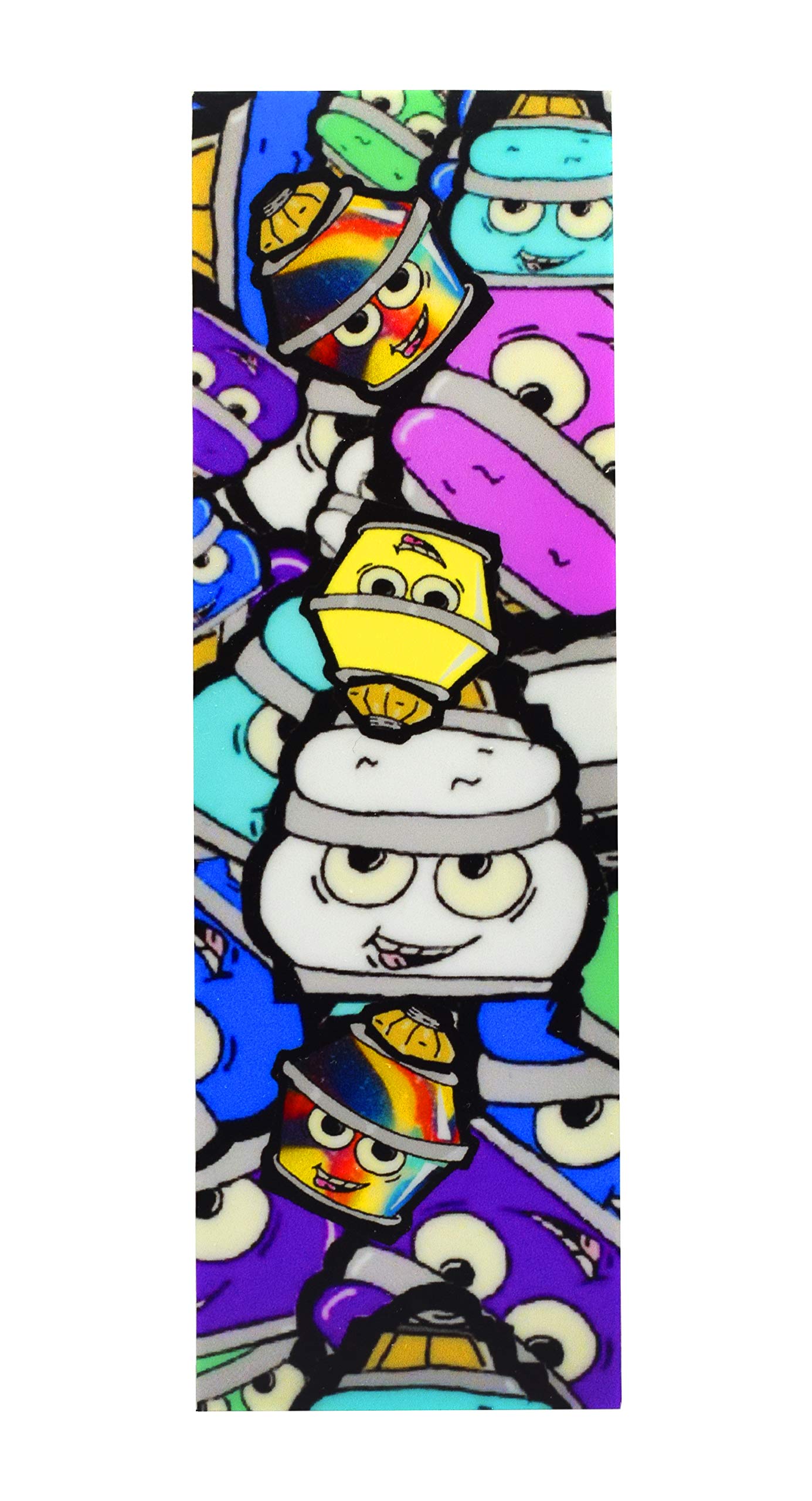 Teak TuningFingerboard Deck Graphic, Bubble Bushing Collage - Adhesive Graphics to Customize Your 32mm Fingerboard Deck - 110mm Long, 35mm Wide, 0.2mm Thick - Waterproof Vinyl