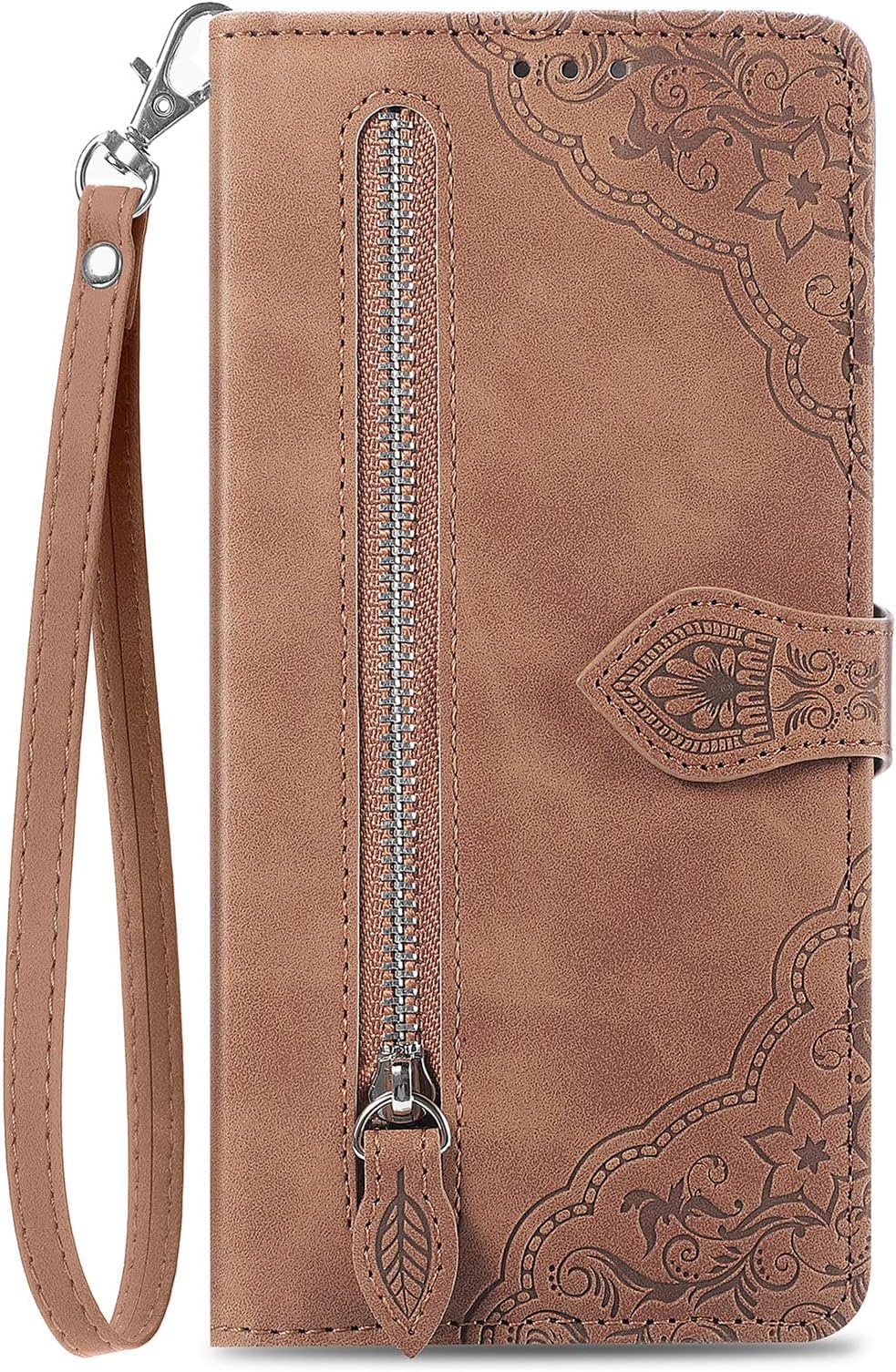 Puro Custodia A Portafoglio Magnetica Per Huawei P20 Lite – 2 In 1 Con Cover Rimovibile In TPU, Ecopelle Soft Touch E Tasche Porta Tessere (Nera) - 6