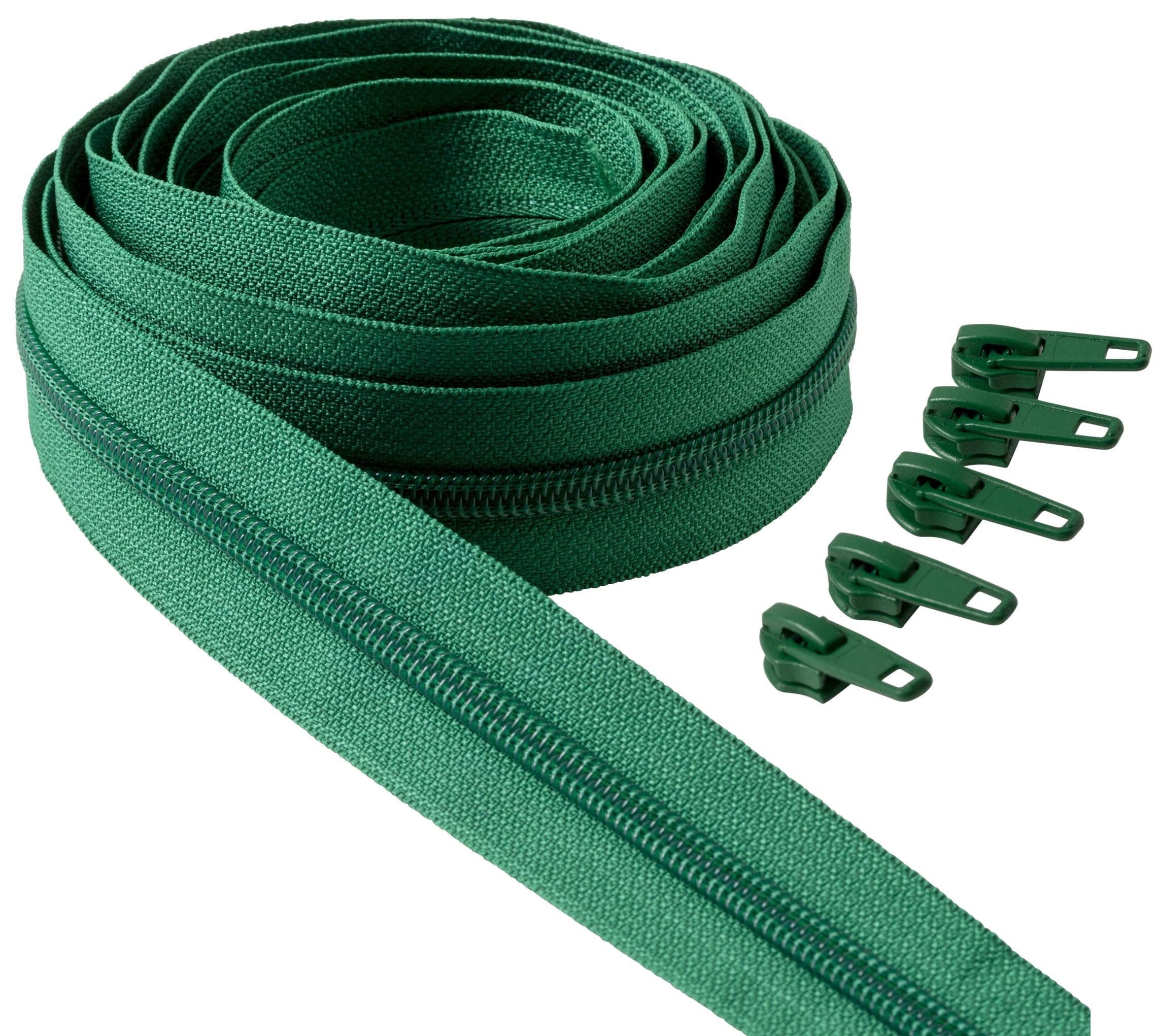 Catena Con Cerniera In Nylon YKK N. 4.5 Tagliata Su Misura Con Tiretti Multicolori - Italia - Foto 11