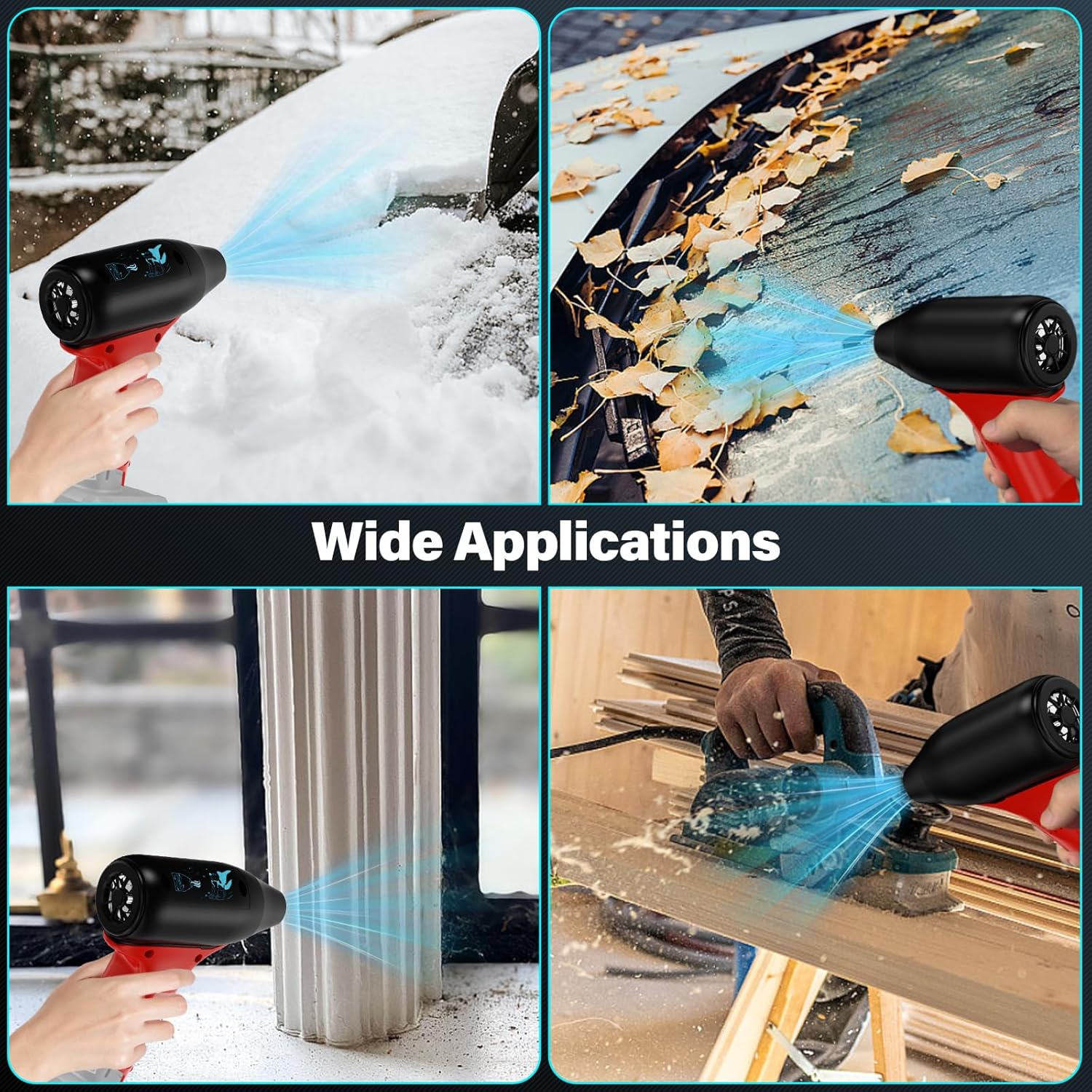 for Milwaukee 12V Jet Dry Mini Blower, Jet Fan 130000 RPM 3 Adjustable Wind Speeds Compatible with Milwaukee M-12 12V Lithium Battery, Super Jet Fan Blower for Drying, Cleaning (Battery not Included) - Image 7