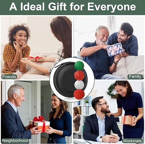 Miniatura 68 de BUSOHA Bolas de silicona para la ansiedad, paquete de 4 juguetes para adultos, juguetes sensoriales para adultos, adolescentes, regalos para calmar