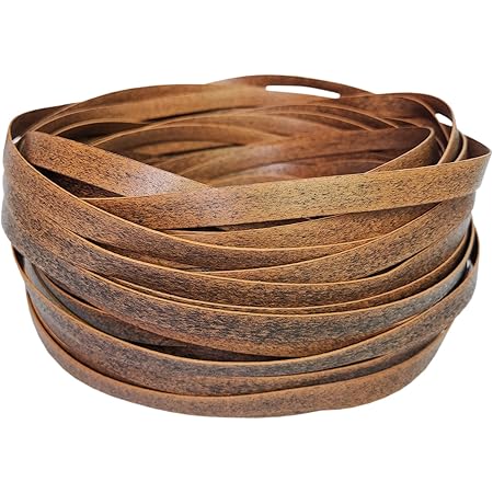 Feyart 7mm 80m Light Wood Grain PE Rattan Strip For Outdoor Rattan  Furniture Repair, Plastic Wicker For Patio Furniture Restore