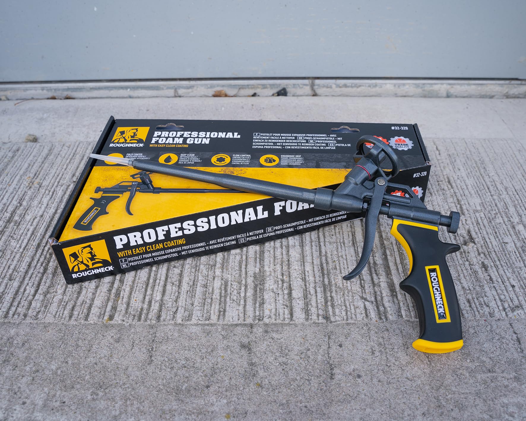 Roughneck ROU32310 - Pistola professionale per schiuma poliuretanica