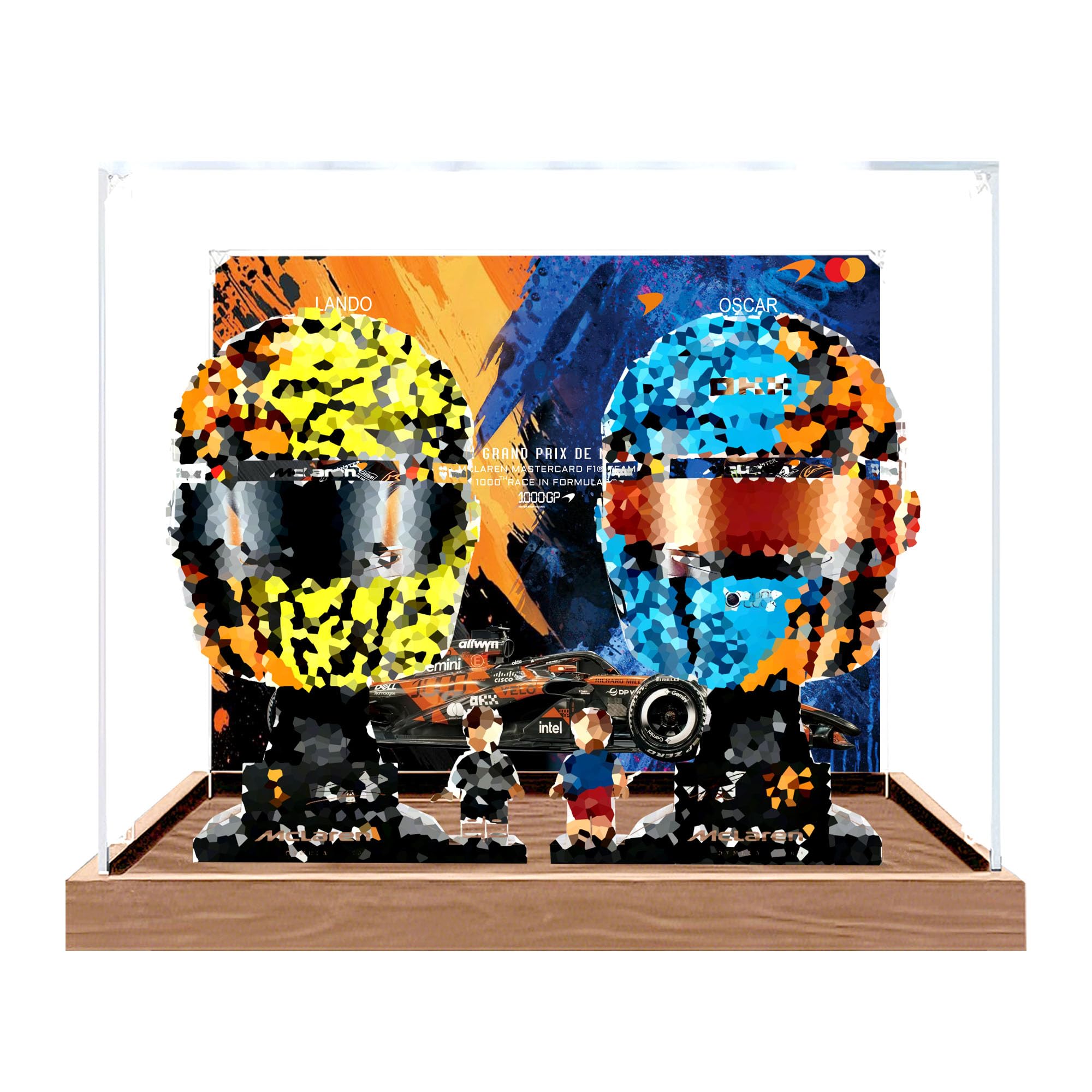 Clear Acrylic Showcase Box for Le-go 43017+43023 Sets (Background 4)