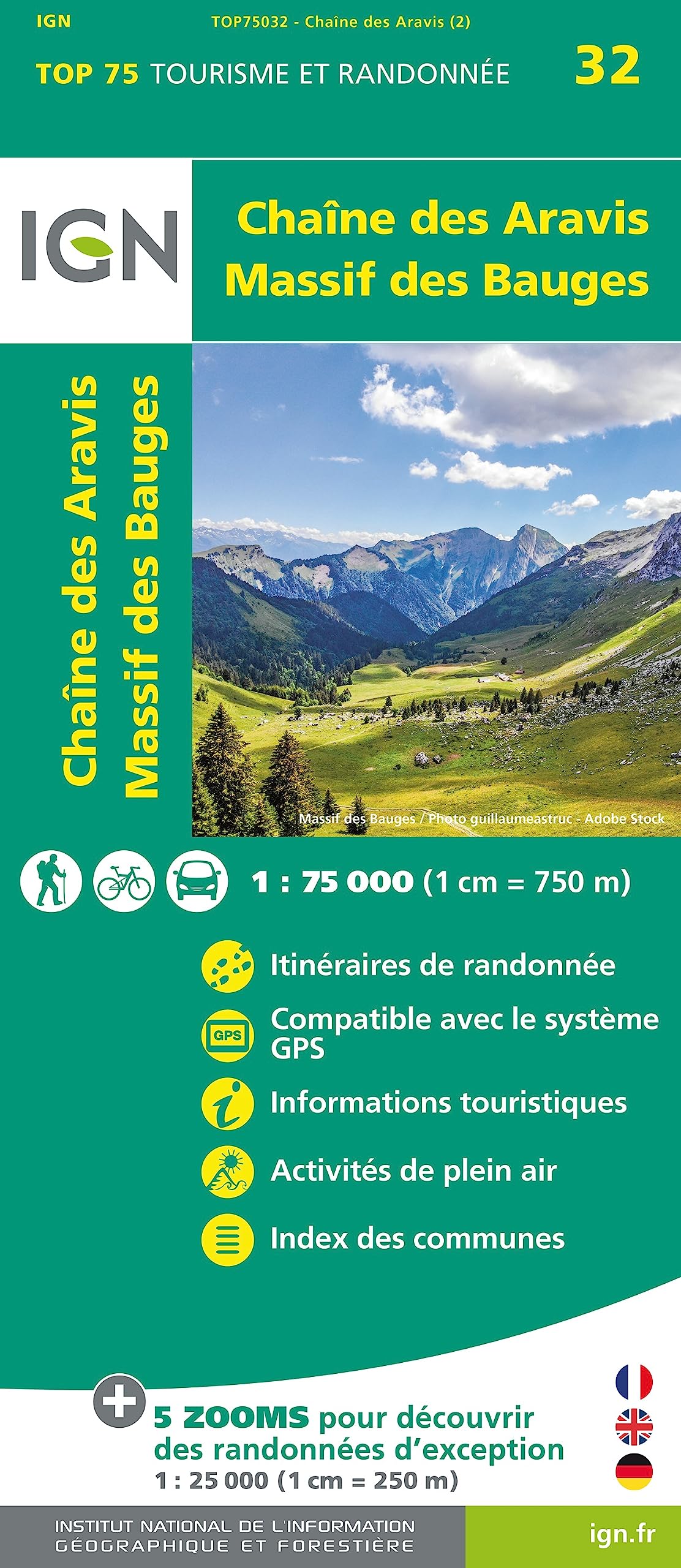 Chaîne des Aravis / Massif des Bauges (75032) (TOP 75)