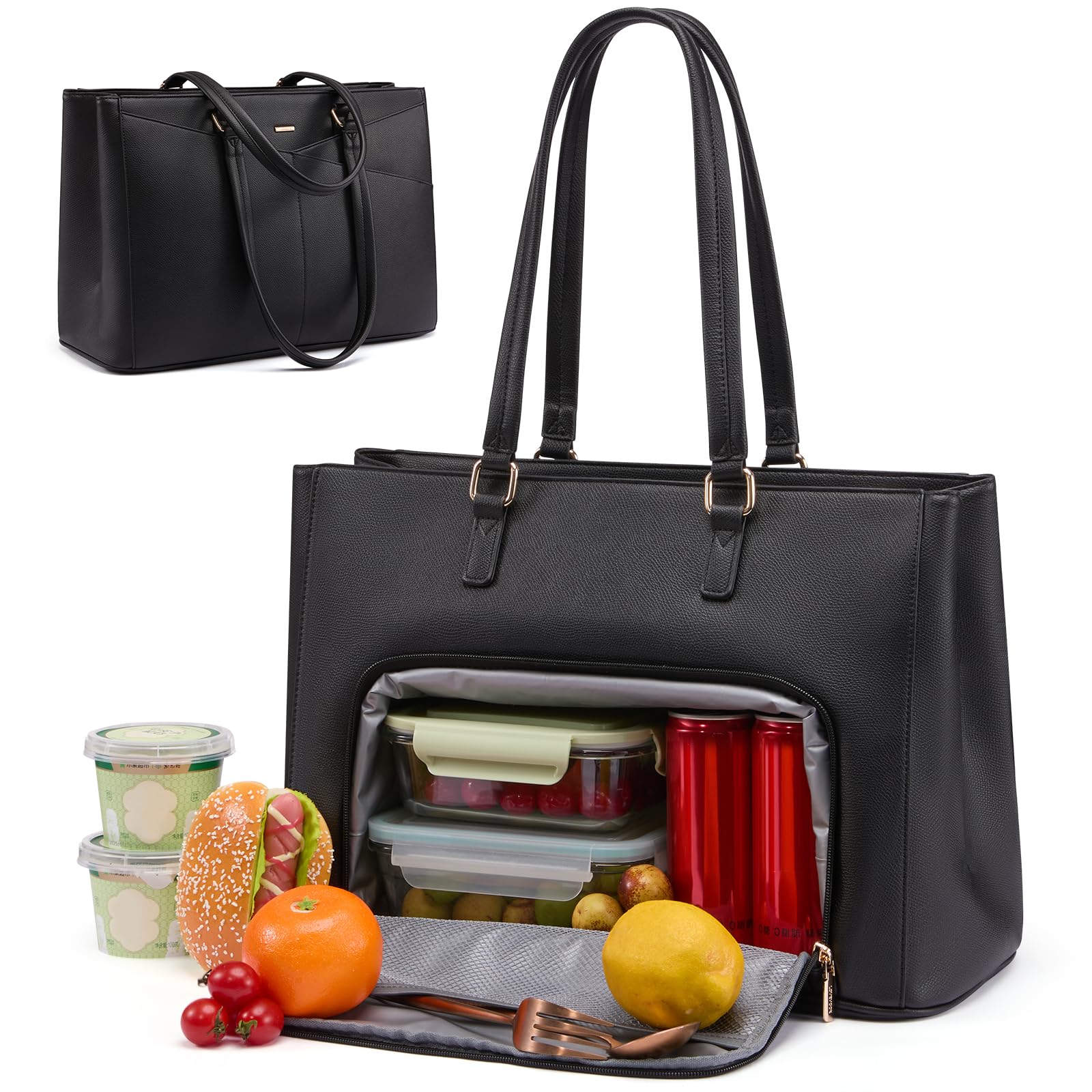 LOVEVOOK Laptop Tote Bag for Women,Computer Briefcase for Work Office