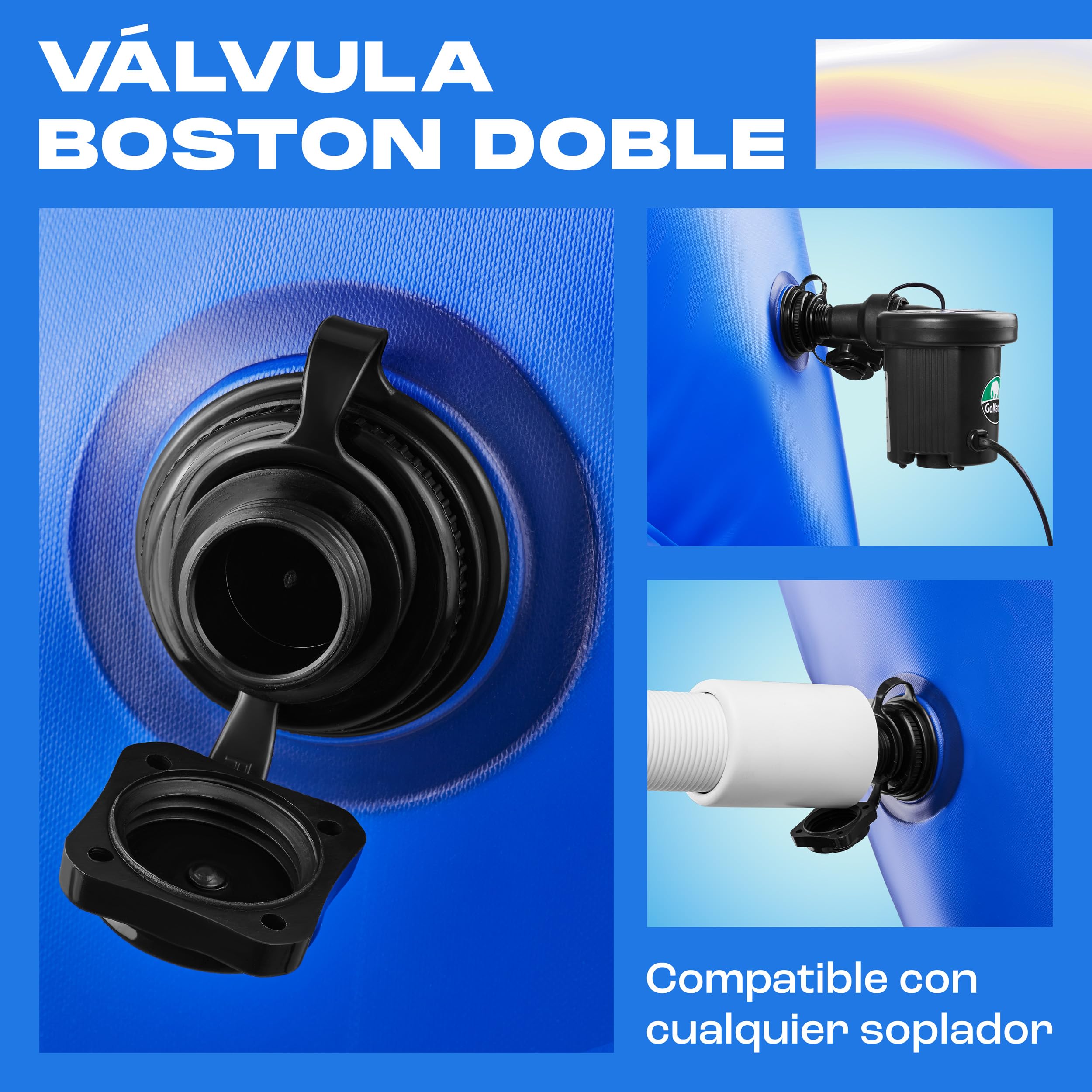 Yankee Pool Pillow para Piscinas sobre el Suelo, Almohadas de Piscina para Cerrar el Invierno, PVC Ultra Resistente 0,4 mm (Calibre 27) Ø300 cm