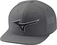 Mizuno Golf Tour Flat Snapback Hat for Women - Adjustable Moisture-Wicking Performance Cap