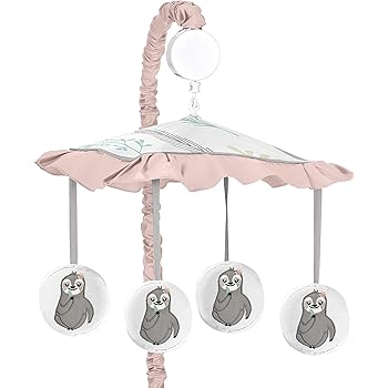sloth crib mobile
