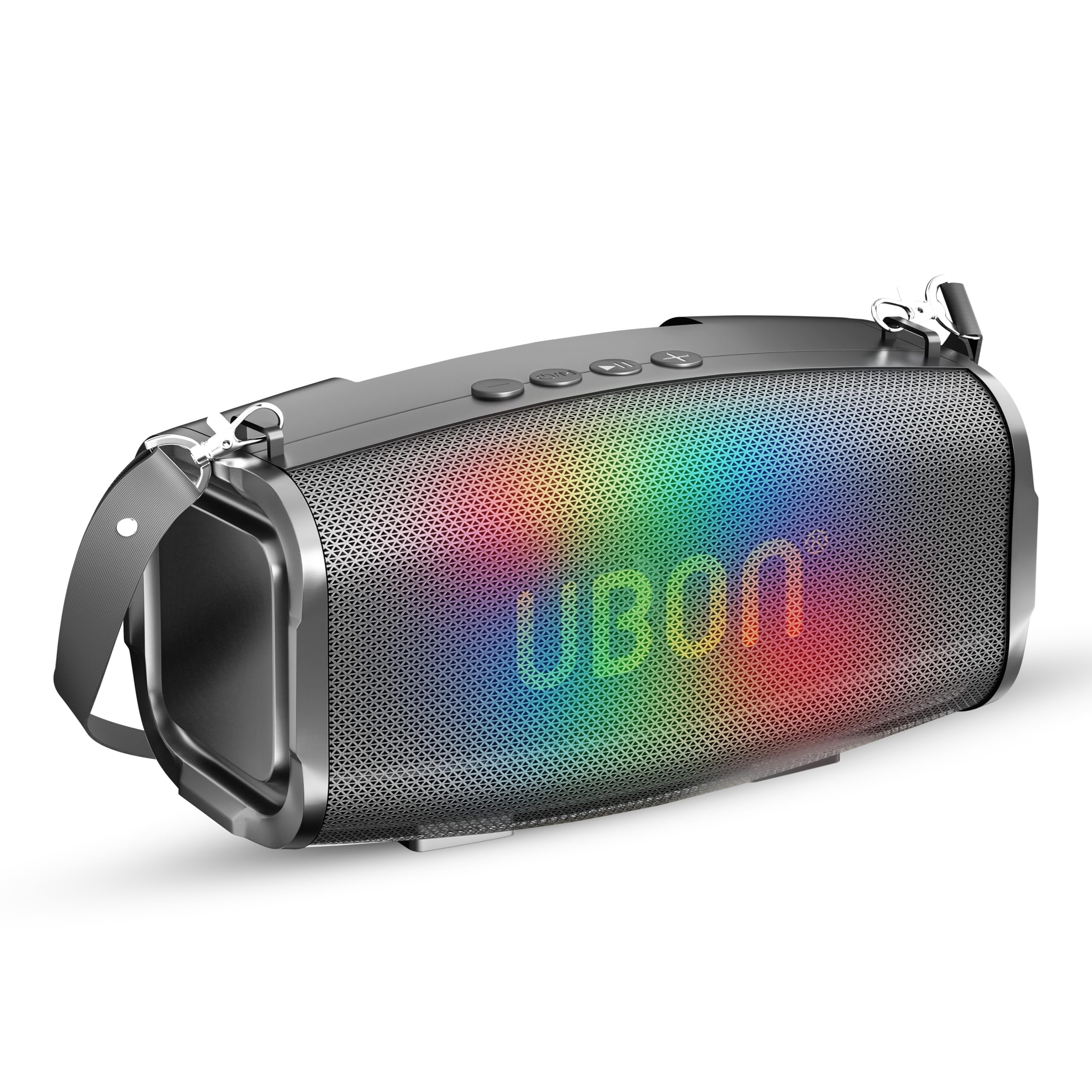 UBON Shahenshah SP-65, 20 watt Portable Bluetooth Speaker, 10 Hours Long Playtime, RGB Lights, Multiple Connectivity Wireless Party Speaker (Black)-image-20