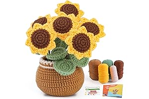 Sunflower Crochet Kit for Beginners: The Ultimate Starter Set for Effortless Crafting