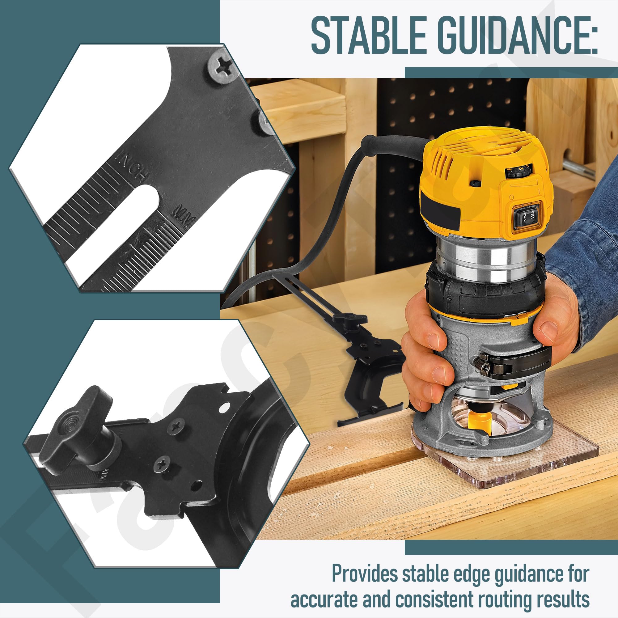 Router Dnp618 Dewalt Dewalt Plunge Router Dewalt DNP618 Edge Guide