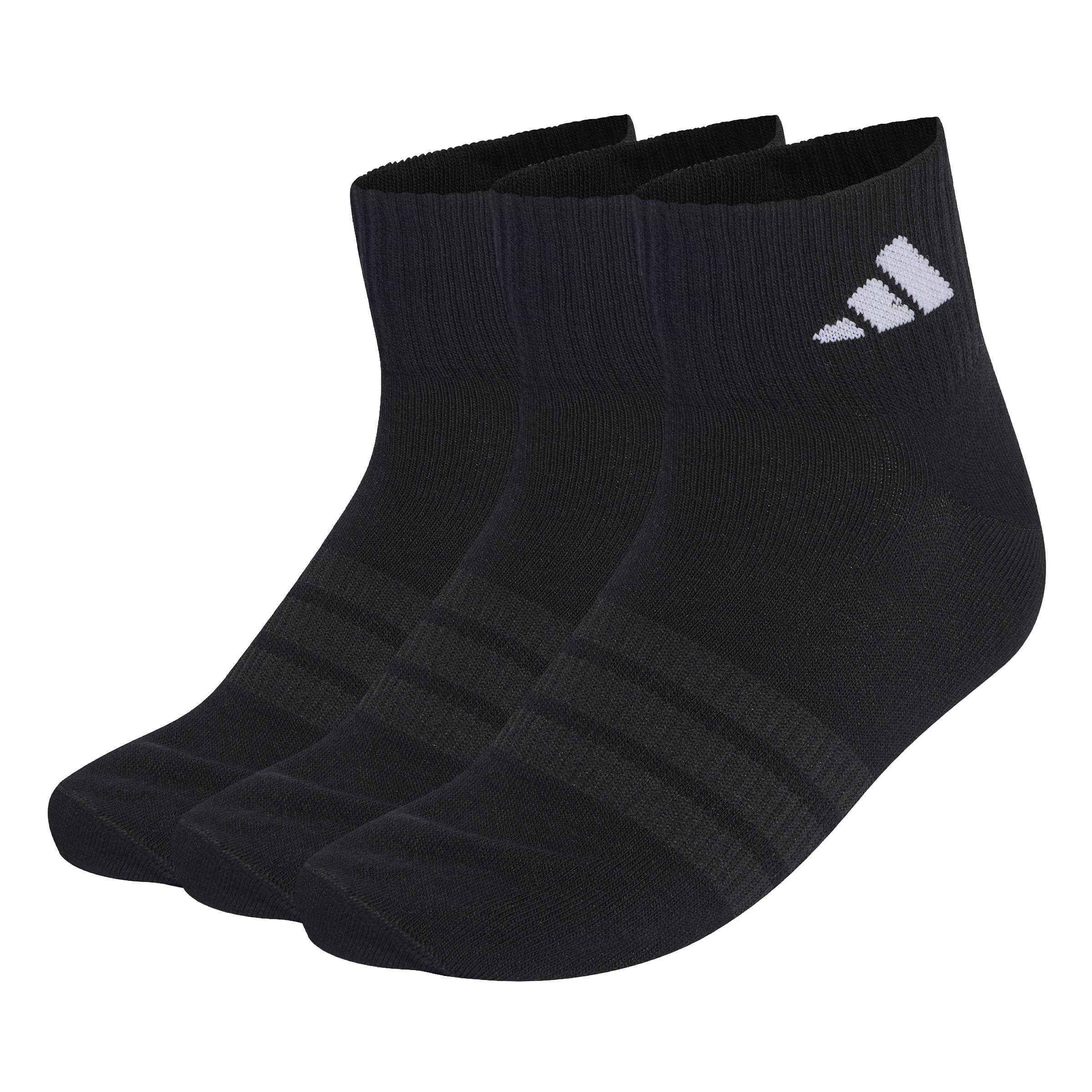 adidas Unisex Kids THIN&LIGHT SPORTSWEAR ANKLE SOCKS 3 PAIR PACK KXL
