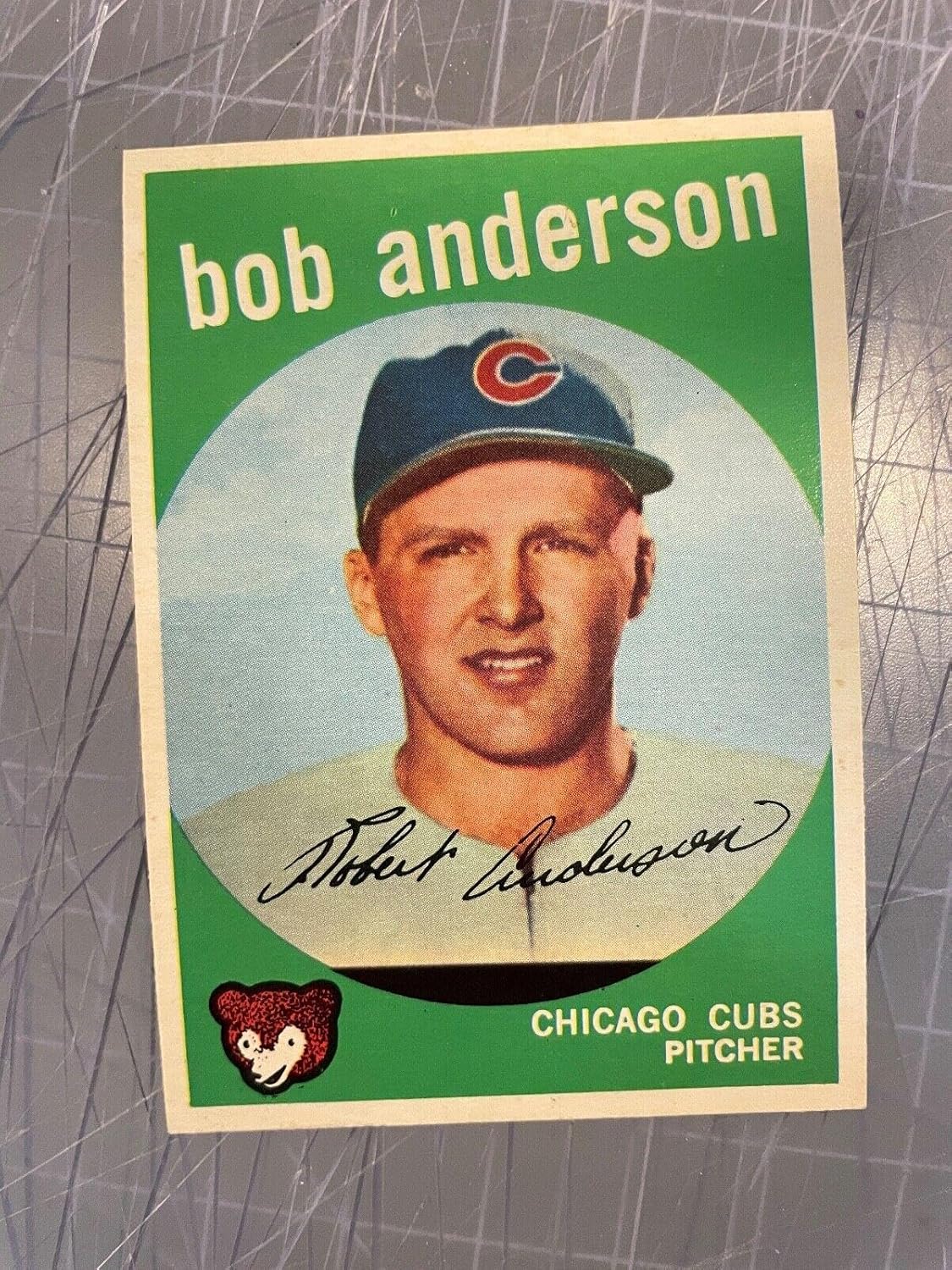 1959 Topps #447 Bob Anderson Chicago Cubs Baseball Card Nm+ - Slabbed Baseball Cards
