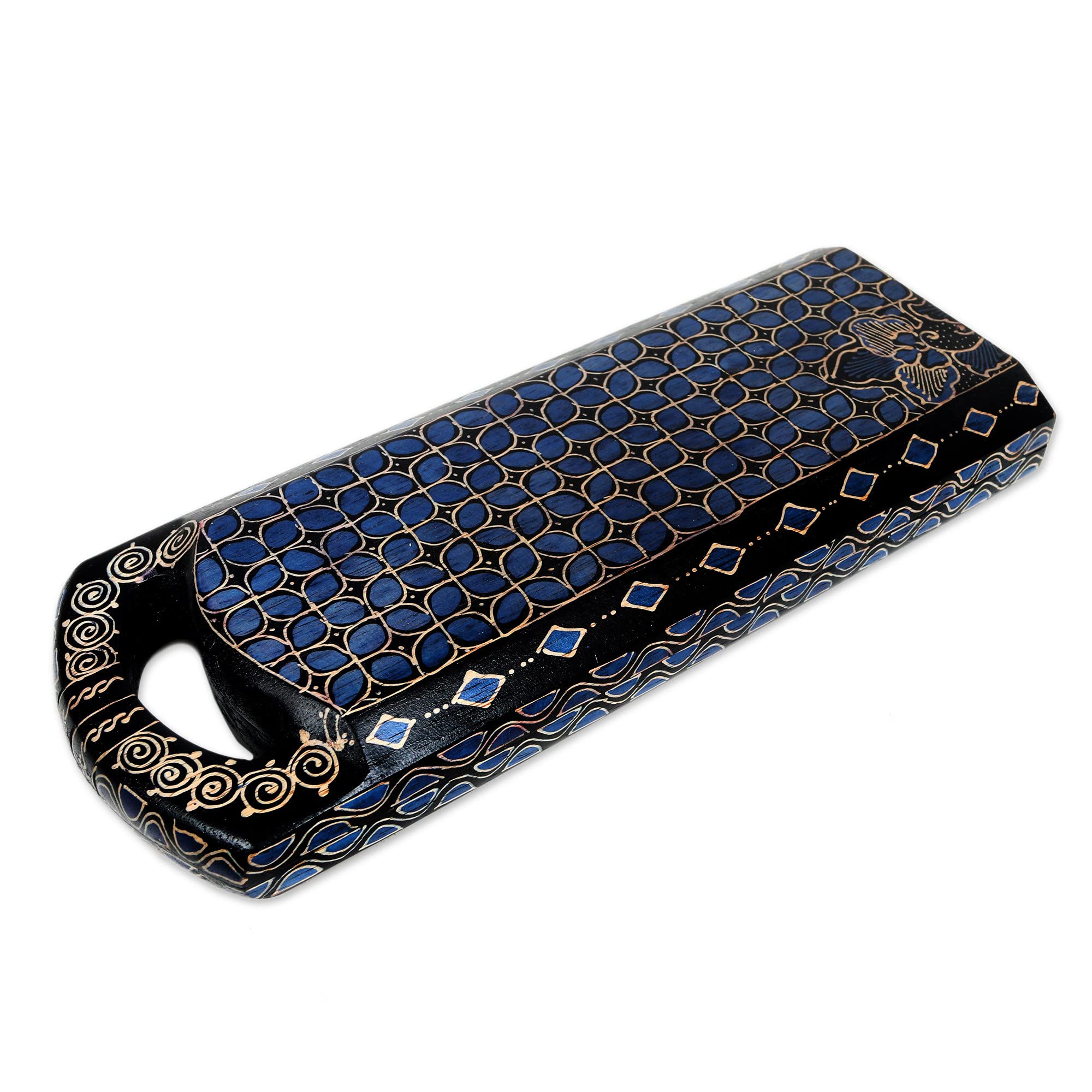 Amazon | NOVICA バティック 木製 マンカラゲーム ブルーボード