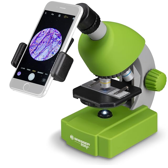 Foto 3 de 8 de Bresser 8851300B4K000 microscopio (40x-640x) Verde