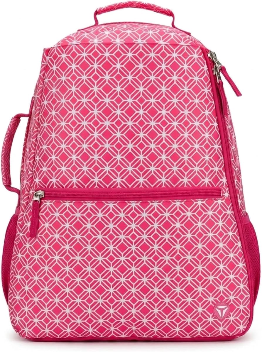 Mochila para raqueta de tenis para mujer – Bolsa de tenis liviana para almacenar 2 raquetas, pelotas y equipo deportivo – Mochila