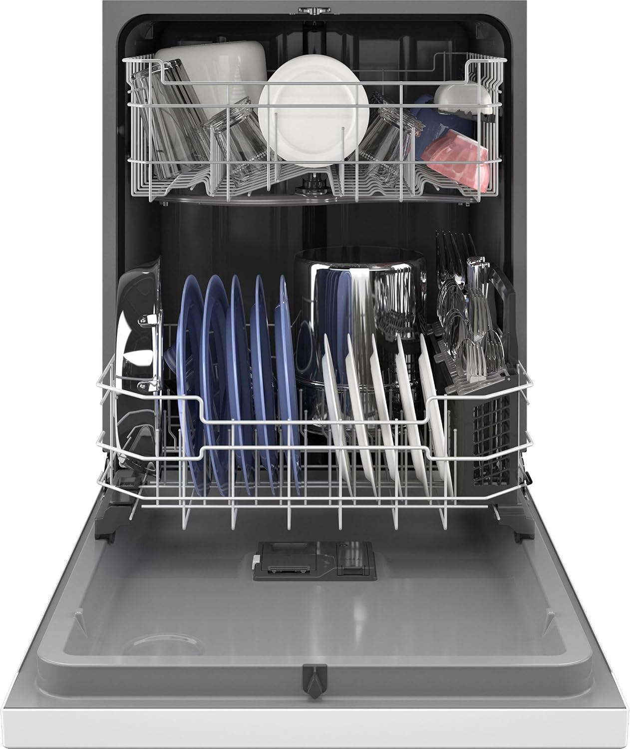 GE® Front Control with Plastic Interior Dishwasher with Sanitize Cycle & Dry Boost