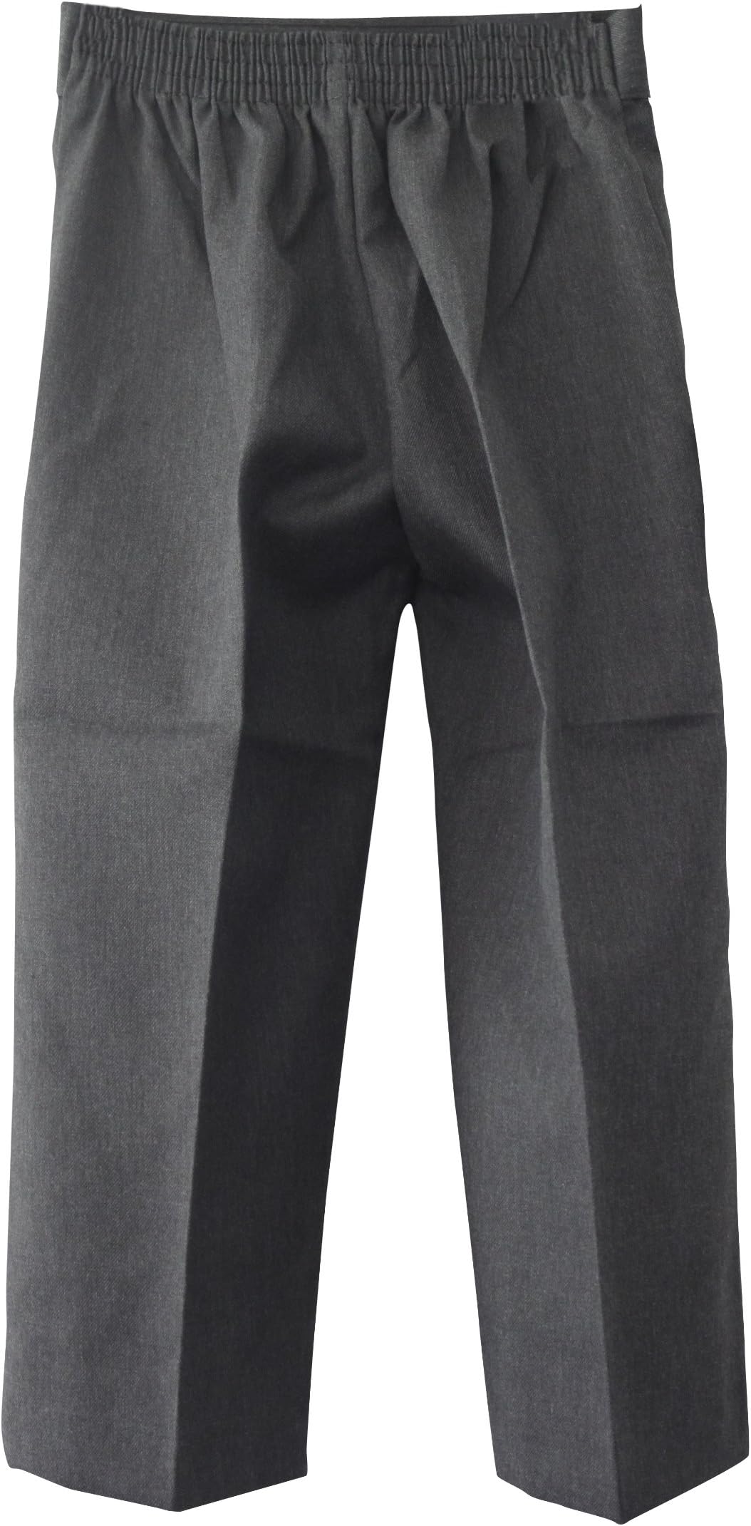DU schoolwear/Direct Uniforms-PALVINI4D-Uniforms-Classic Quality Full Elasticated Waist-PALVINI Boys School Pull-up Trousers 2-7YRS (6-7YRS (20" Waist X 20" Inside Leg)) Grey