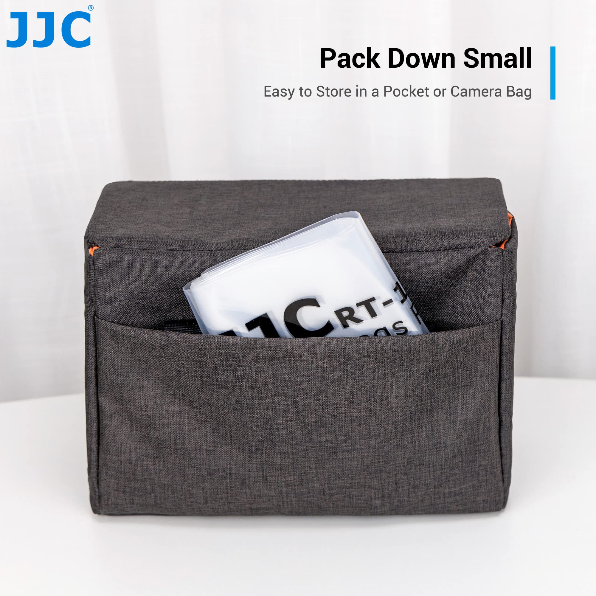 JJC Lot de 6 housses de protection pour trépied - Anti-pluie, eau, neige et boue - Convient pour une longueur de 120 cm et 60 cm - Facile à installer et à ranger - Matériau double couche - Convient