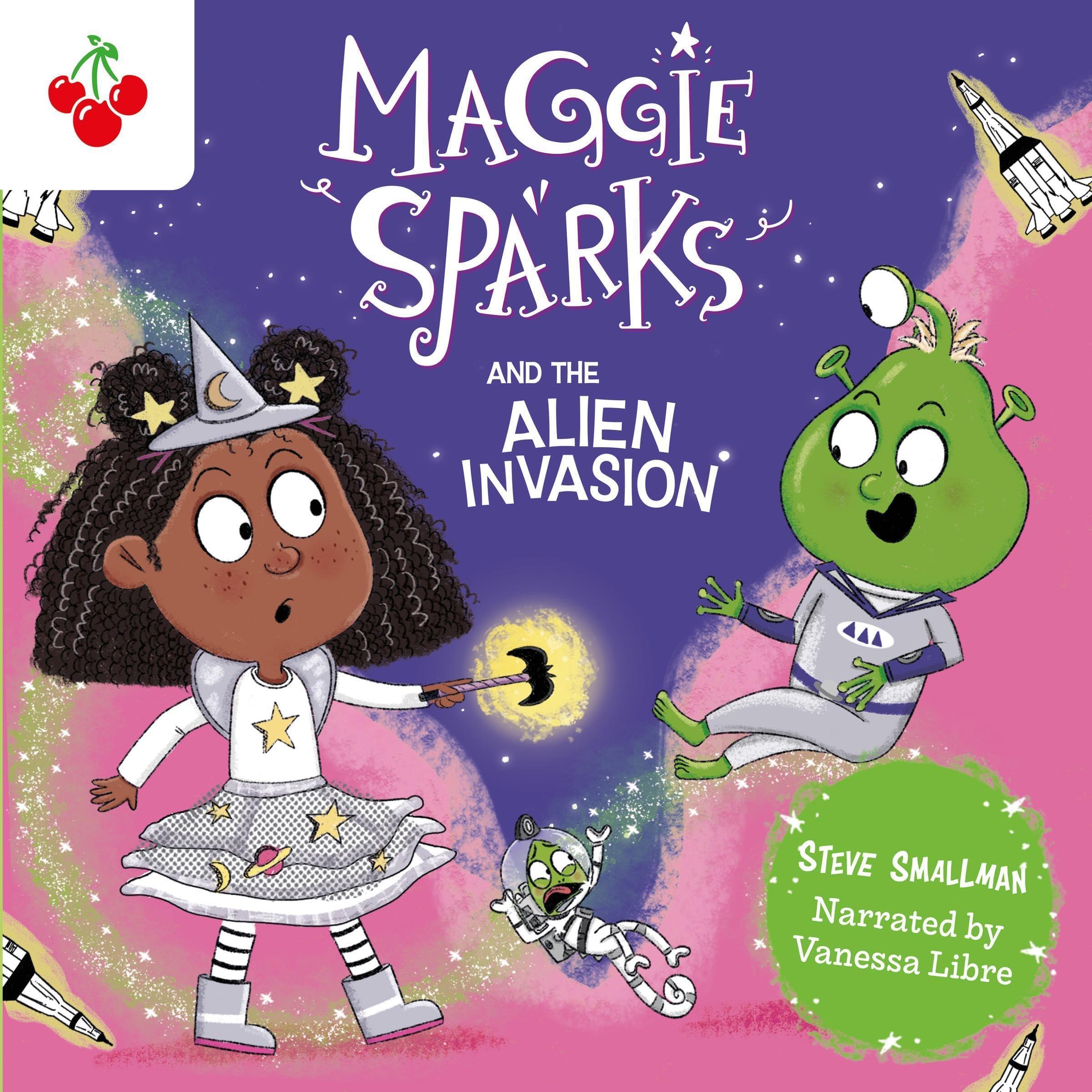 Cover art for Maggie Sparks and the Alien Invasion