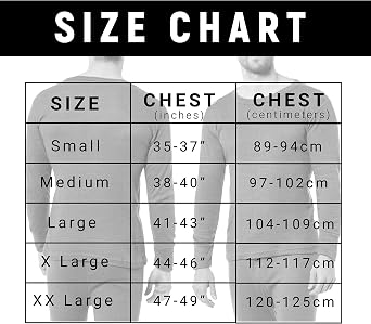 Heatwave® Pack of 2 Men's Thermal Long Sleeve Top, Warm Underwear Baselayer, S M L XL XXL Thermals