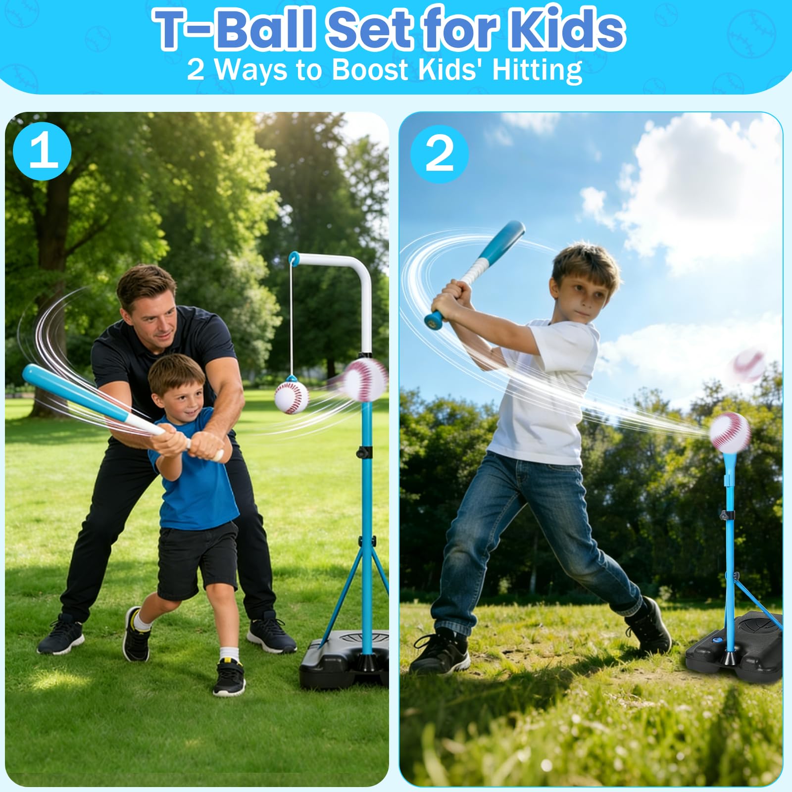 4 in-1Basketballkorb Outdoor Kinder Höhenverstellbar 108-160CM Dartscheibe mit Ständer Baseball Set Tragbar Basketballkorb Indoor Mini Hoop für Zimmer Spielzeug für Kinders von 3 bis 12 Jahren