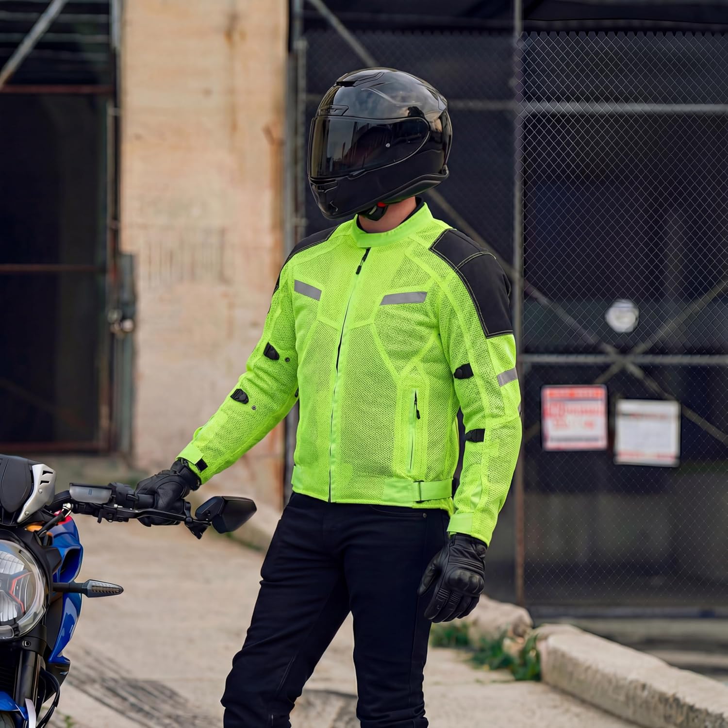 جاكيت لركوب الدراجات النارية متطور وخفيف الوزن للرجال من فانس ... - view 2