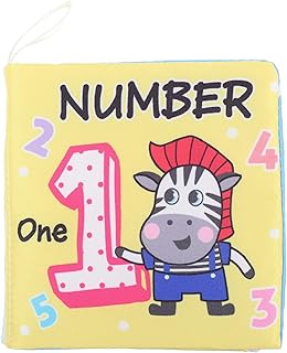 SECFOU Livro De Pano Livro De Aprendizagem Infantil Livro De Pano Infantil Tocar E Sentir Livro De Dobras Brinquedos De Animais Brinquedos Do Alfabeto Brinquedos Da Criança Livro De