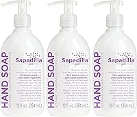 Vista 14 de Sapadilla Jabón de manos líquido biodegradable de pomelo + bergamota, bomba de 12 onzas, (paquete de 1)