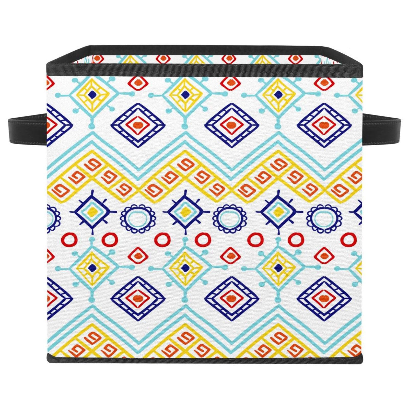 Boîte de rangement pliable contre le désordre des jouets et vêtements cube tissu