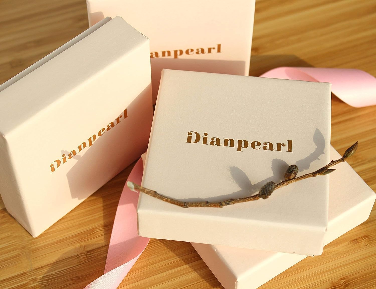 Dianpearl Compass Necklace for Girlfriends and women / 14K Gold plated dainty Necklace/Gold and SIlver color/Christmas gift