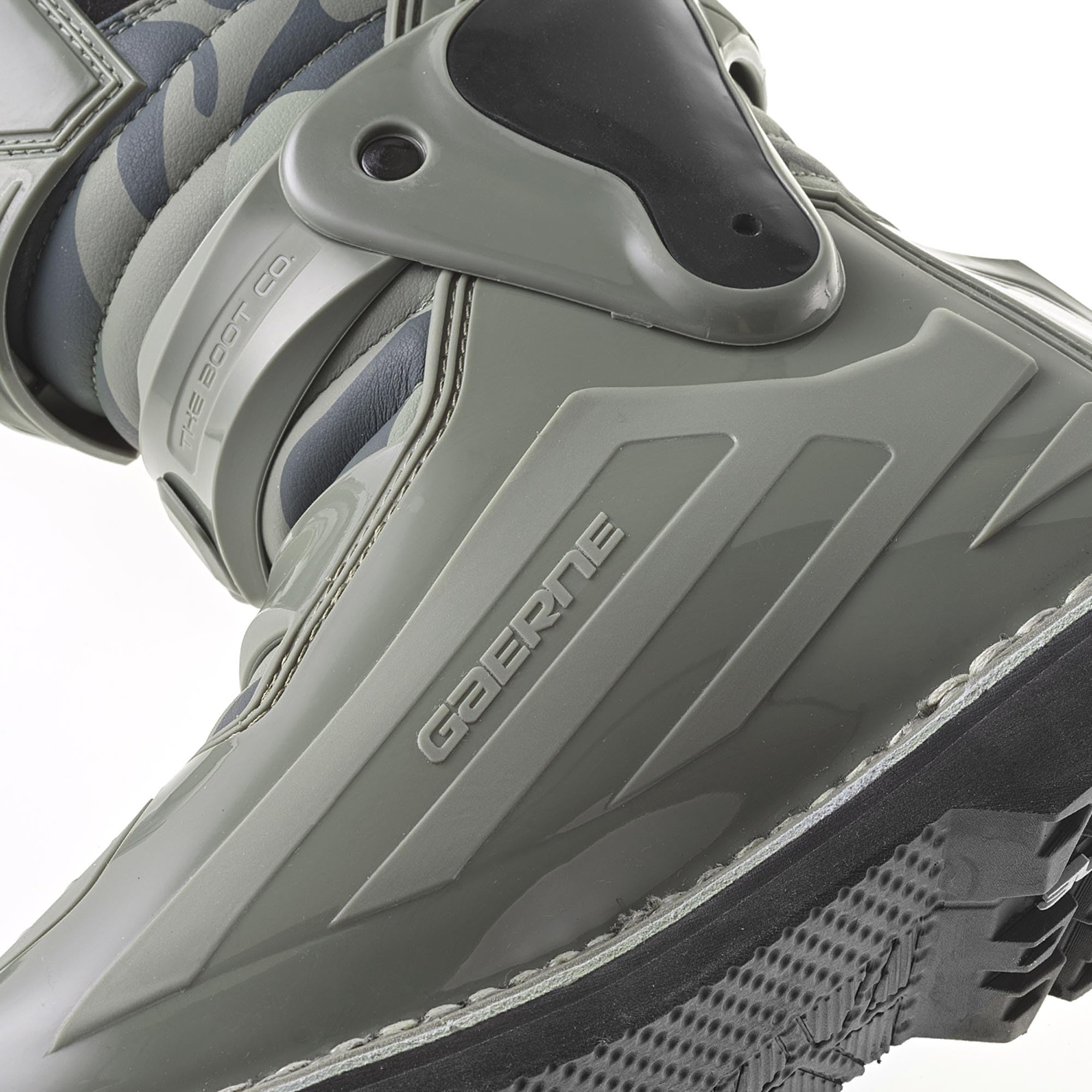 Gaerne Fastback Enduro Motocross Stiefel, grau/grün, 46 | Leder
