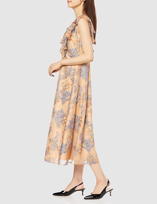 Amazon | [グレースコンチネンタル] 2022AW ｵｰﾅﾒﾝﾄ刺繍ﾜﾝﾋﾟｰｽ