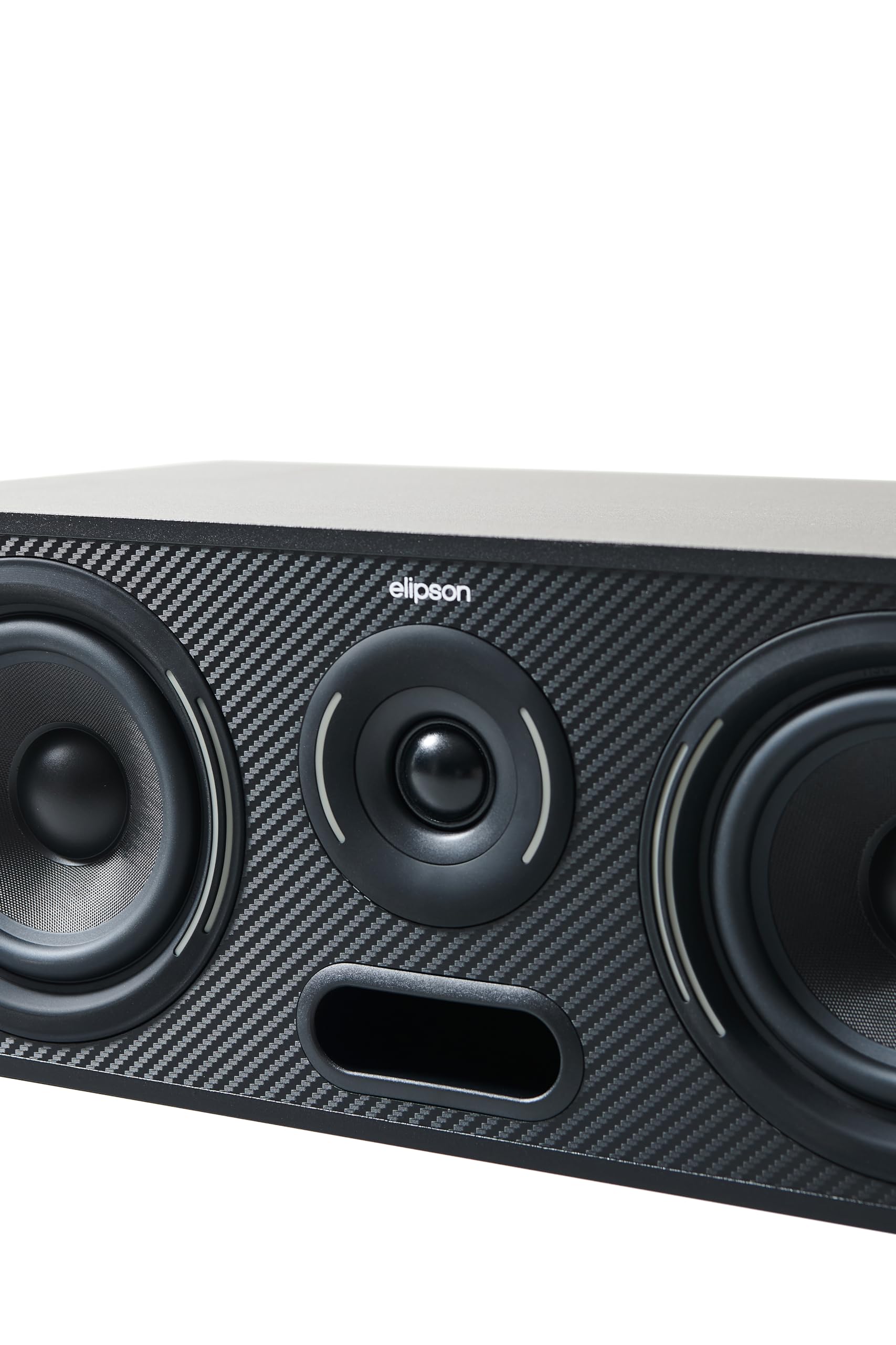 Elipson Enceinte Centrale Horus 10C - Finition Noir/Carbone