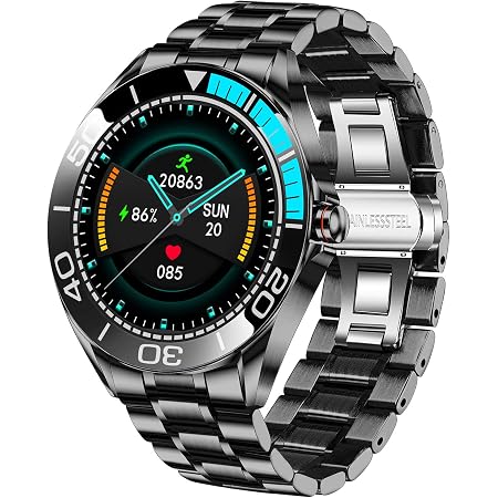 CUBOT C3 Smartwatch, 1.3 Pollici Full Touch Activity Tracker Fitness  Tracker, Orologio da polso business, 5ATM Impermeabile Pedometro,  Cardiofrequenzimetro, per iOS/Android, per Uomo Donna Grigio : Amazon.it:  Orologi