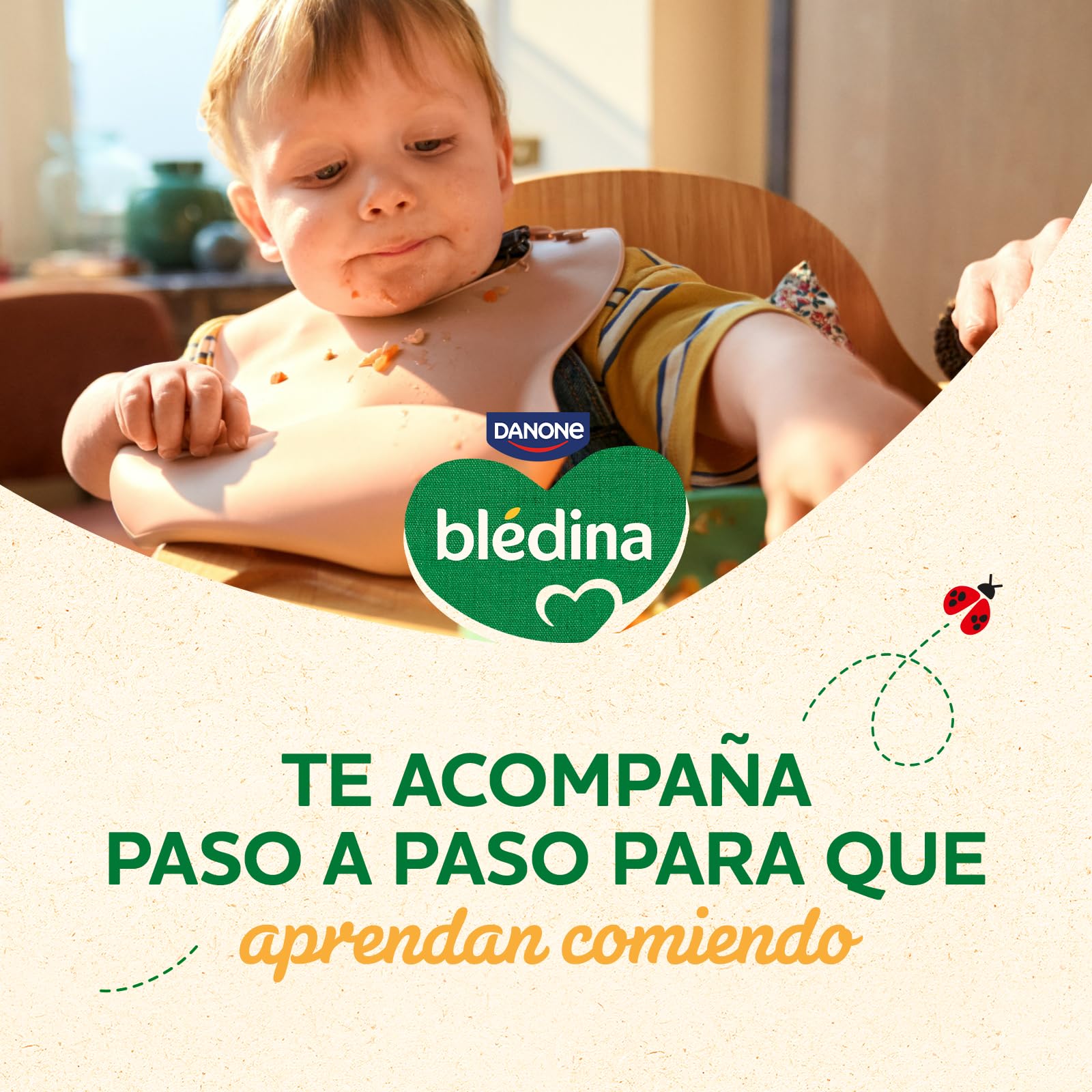 Blédina 2, Leche de Continuación para Bebé, Fórmula Completa con Vitaminas, Minerales, Omega 3 y Fibras. Sin Aceite de Palma, Sin Conservantes Ni Azúcares Añadidos. Desde los 6 Meses, Pack 6x800g