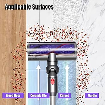 DESCENTE - tkn1030 Upgrade Anti-Tangle Vacuum Head for Dyson V7, V8, V10, V11, V15
