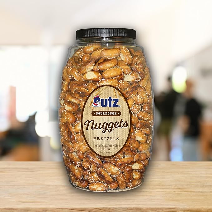 Pretzels Utz Sourdough Nuggets - Barril 52 oz (1.47 kg) miniatura 5