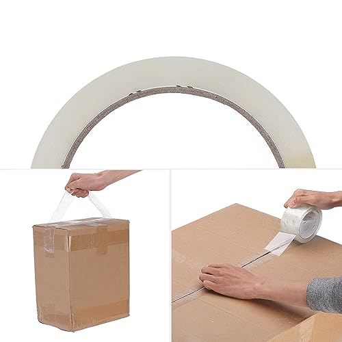 Miniatura 7 de Mr Pen - Cinta de embalaje paquete de 12 2 pulgadas de ancho 60 yardas cinta de embalaje cinta de embalaje transparente cinta de mudanza cinta de