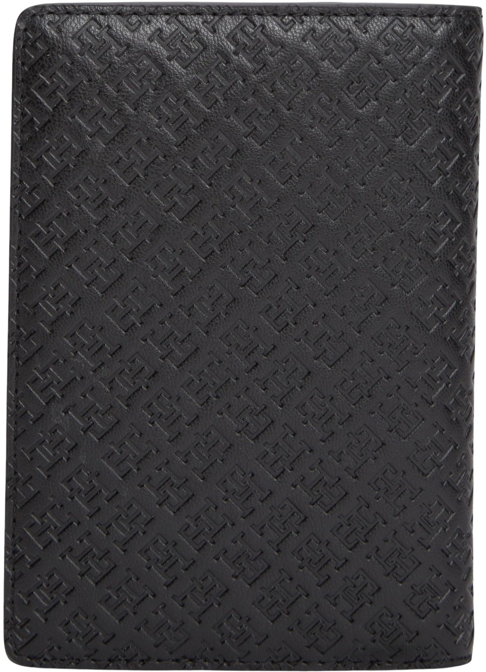 Tommy Hilfiger Porte-Passeport Th Icon Mono AW0AW18501 pour Femme, Autres Petits Accessoires, Noir (Noir), Taille Unique
