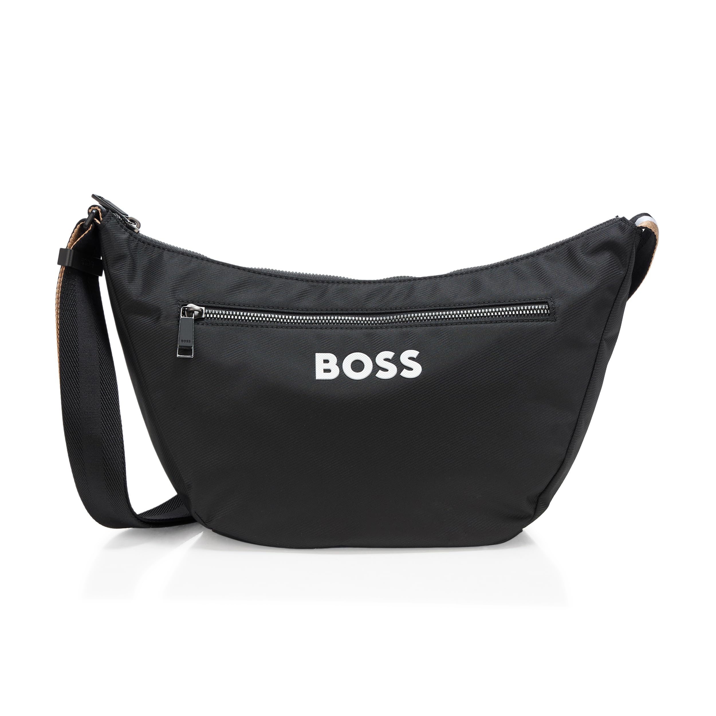 

                                                    BOSS, catch hobo big logo bag, black gloss, One Si