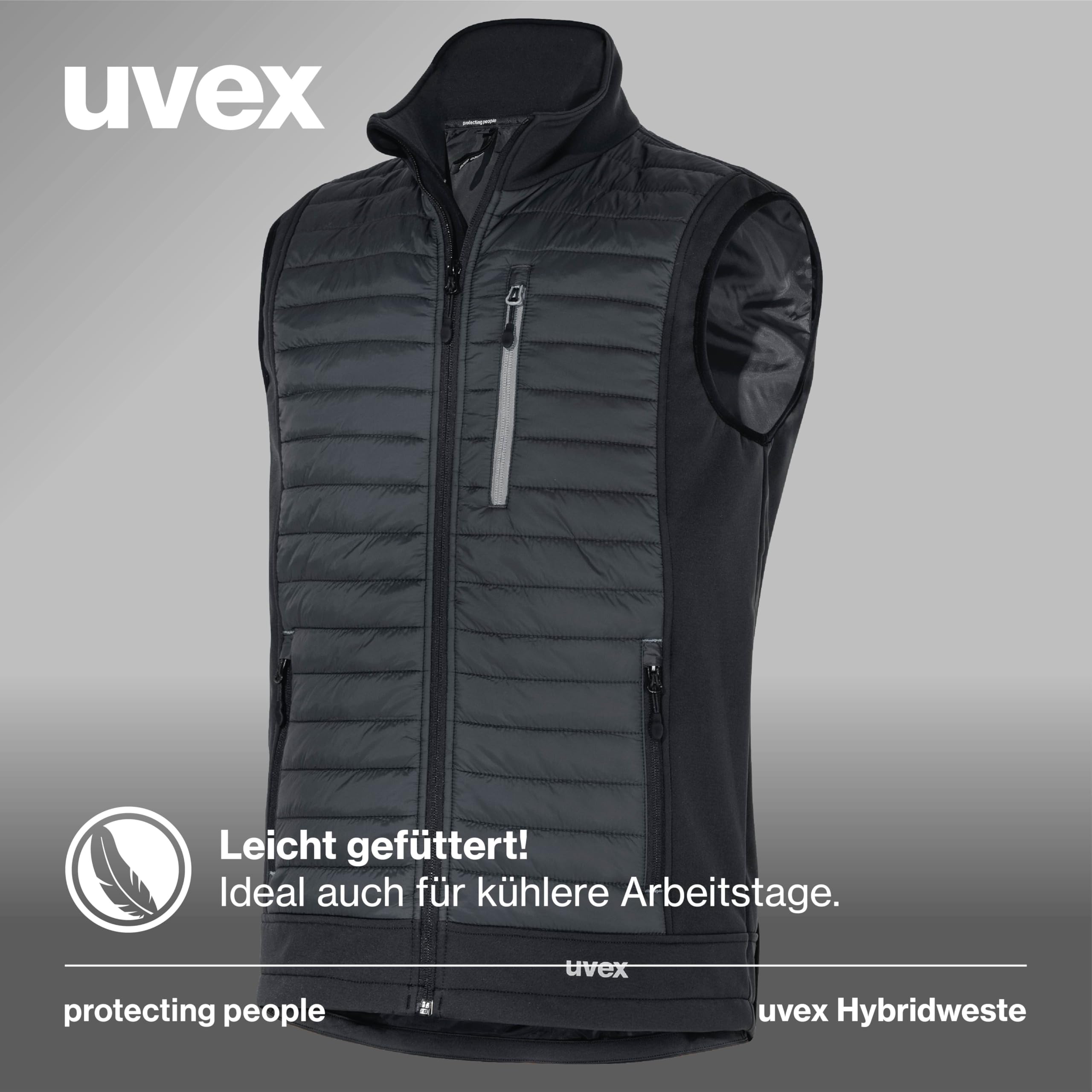 Uvex tune-up Herren Hybridweste - Steppweste - robuste Arbeitsweste - Weste Outdoor
