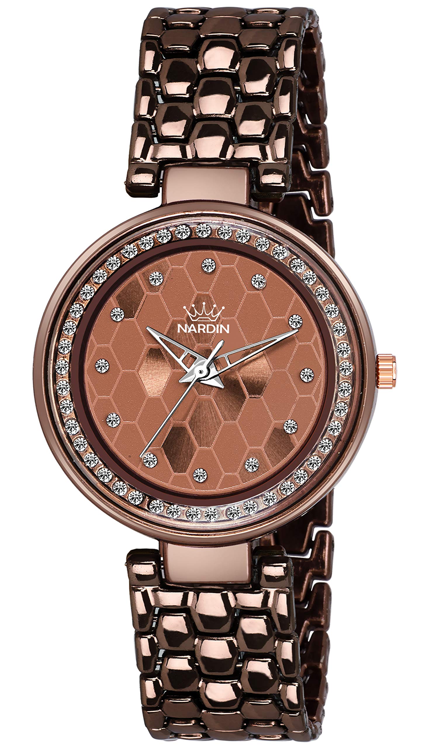 NARDIN Analogue Brown Dial Womens Watch NWS030 (B07W65TZ9Y) Amazon Price History, Amazon Price Tracker