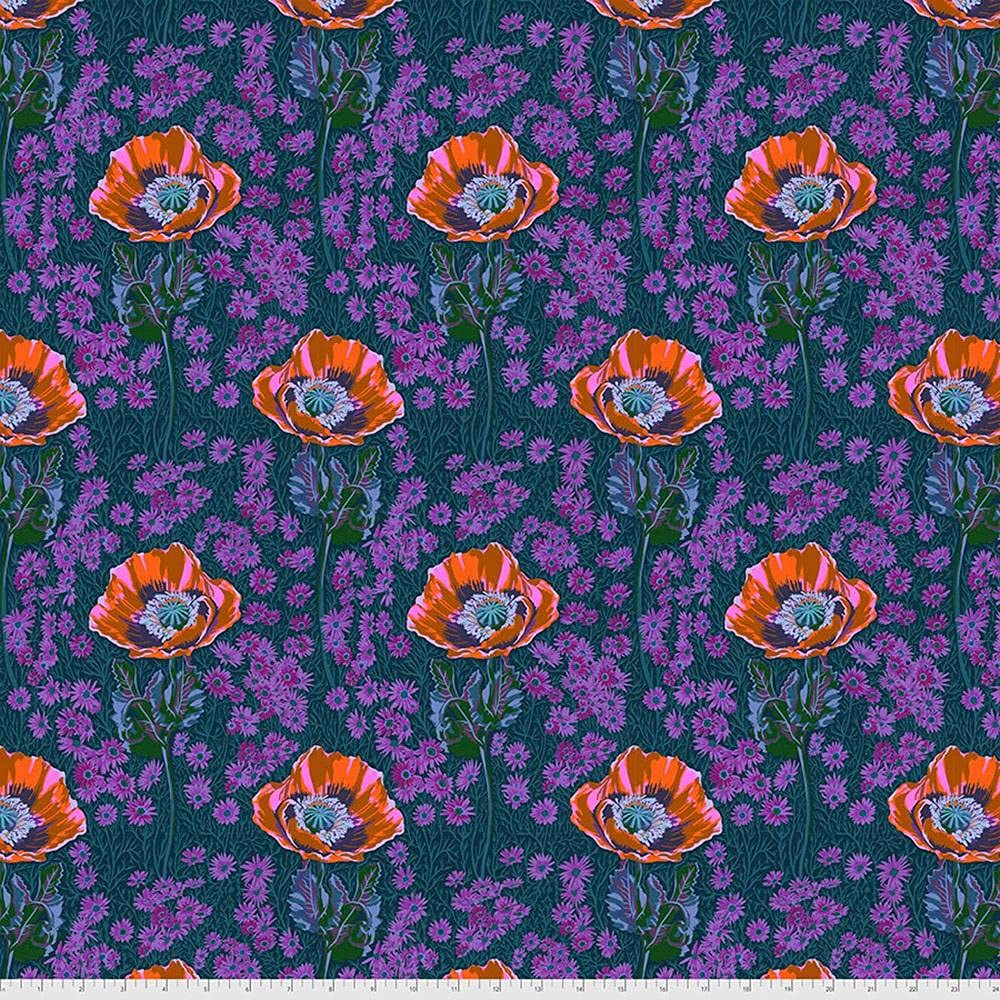 Free Spirit Fabrics Anna Maria Horner Bright Eyes Mini Bossy Evening, 44 Inches