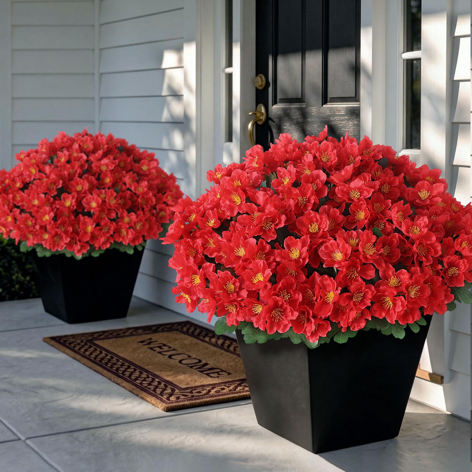 Amazon.com: Juxdp 8 Bundles Artificial Camellia for Front Door