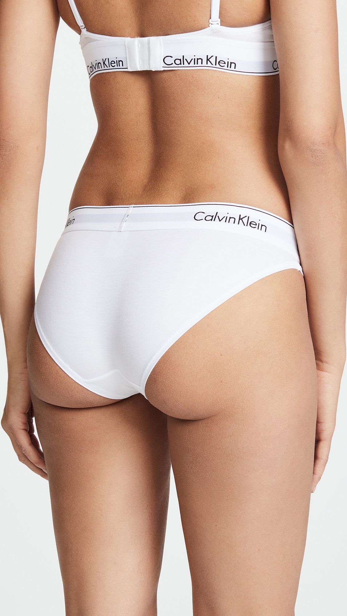 Calvin Klein Women's Modern Cotton Stretch Bikini Panty: White X-Small