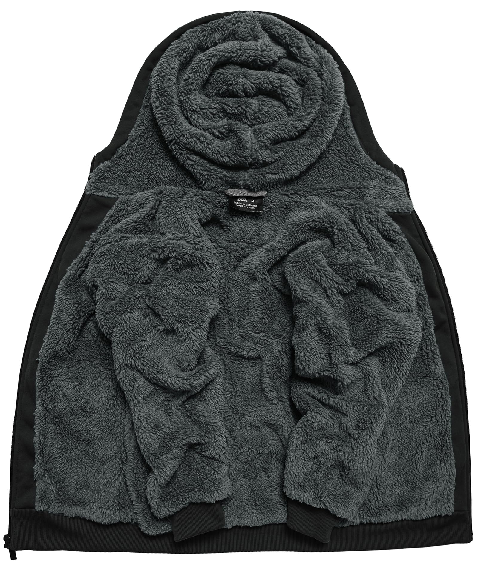 LLdress Veste Polaire Garçon Sweat à Capuche avec Zipper Enfants Hoodie Chaud Causal Hiver Ourdoor Veste d'hiver avec Doublure Hooded Jacket Pullover Automne
