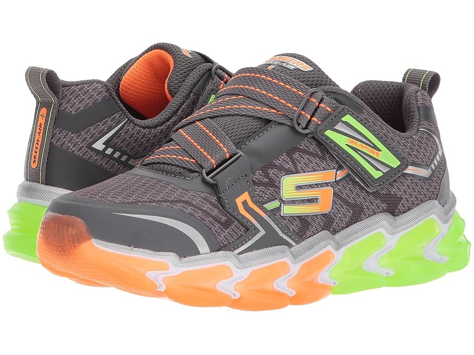 

SKECHERS KIDS Skech-Air 4 97727L (Little Kid/Big Kid) (Charcoal/Orange) Boy's Shoes